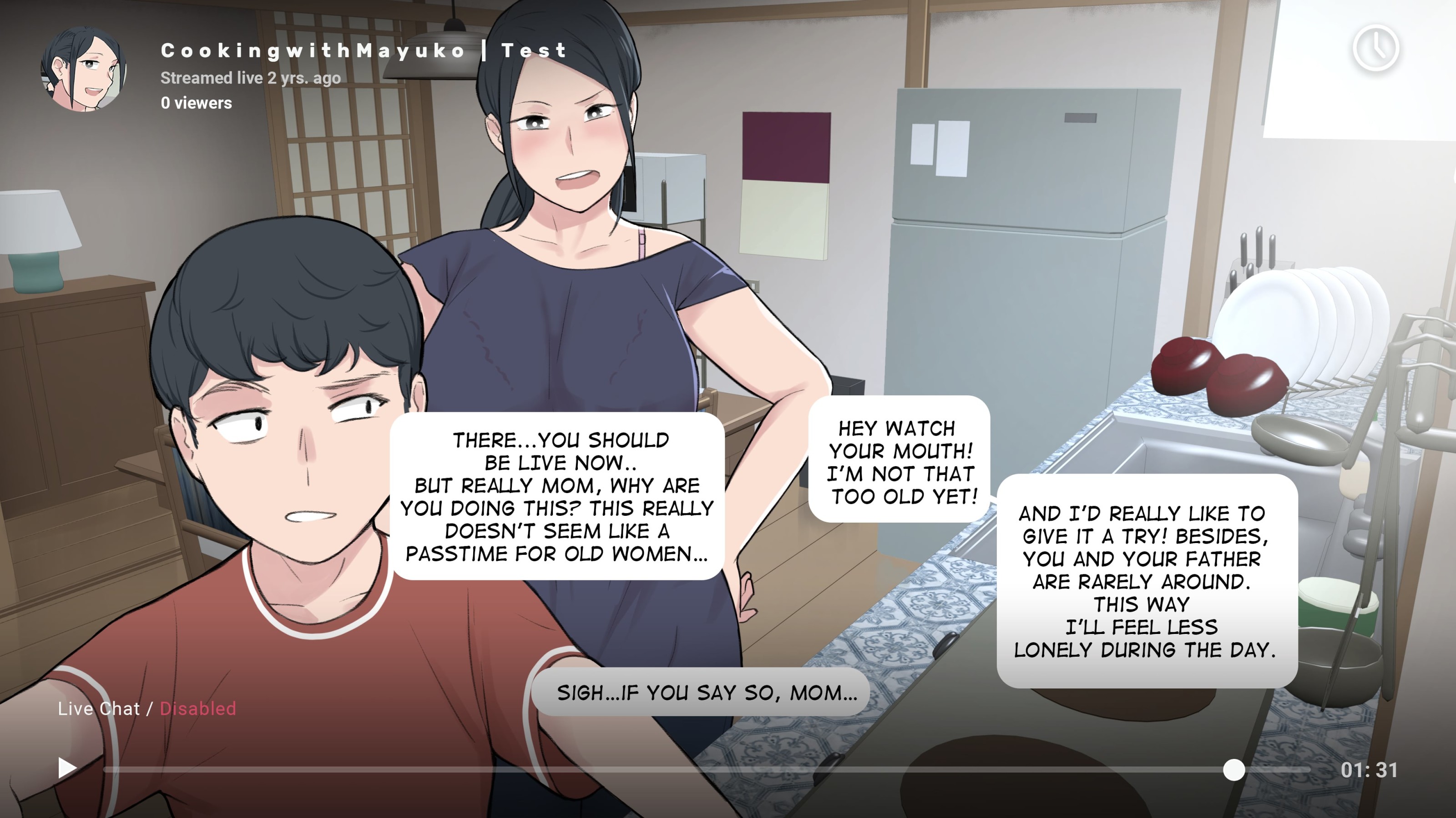 Hentai Manga Comic-Watching My Mom's Hot Sex Livestreams-Read-2